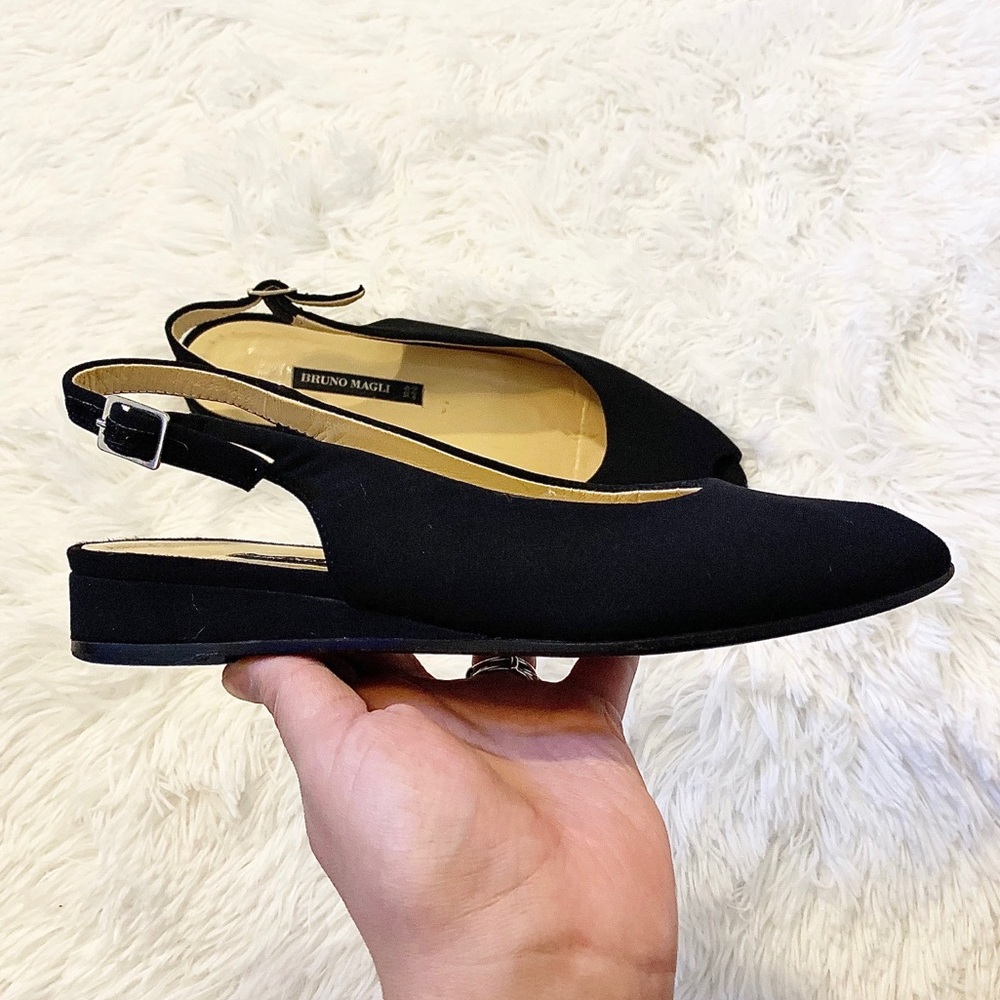 Bruno Magli Vintage Peep toe Slingback